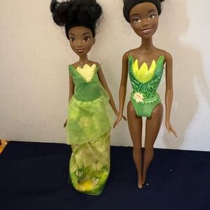 Two Princess Tiana from The Princess and the Frog 
Fast Shipping Bundle
